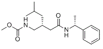 普瑞巴林氨基甲酸酯分子结构 (CAS 930280-44-7)