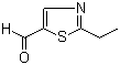 2-乙基-5-噻唑甲醛分子结构 (CAS 933683-87-5)