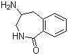 4-氨基-2,3,4,5-四氢-1H-2-苯并氮杂卓-1-酮分子结构 (CAS 933717-20-5)