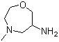Hexahydro-4-methyl-1,4-oxazepin-6-amine molecular structure (CAS 933743-23-8)