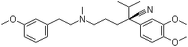 (-)-Devapamil molecular structure (CAS 93468-87-2)