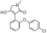 3-[2-(4-Chlorophenoxy)phenyl]-1,5-dihydro-4-hydroxy-1-methyl-2H-pyrrol-2-one molecular structure (CAS 934996-78-8)