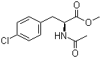 N-乙酰基-4-氯-L-苯丙氨酸甲酯分子结构 (CAS 93634-74-3)