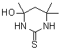 四氢-4-羟基-4,6,6-三甲基-2(1H)-嘧啶硫酮分子结构 (CAS 937-73-5)