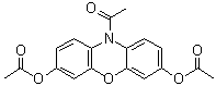 10-乙酰基-3,7-吩恶嗪二醇二乙酸酯分子结构 (CAS 93729-77-2)