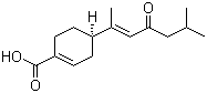[R-(E)]-4-(1,5-二甲基-3-氧代-1-己烯基)-1-环己烯-1-羧酸分子结构 (CAS 93888-59-6)
