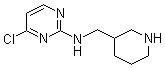 4-氯-N-(3-哌啶基甲基)-2-嘧啶胺分子结构 (CAS 939986-01-3)