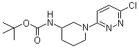 N-[1-(6-Chloro-3-pyridazinyl)-3-piperidinyl]carbamic acid tert-butyl ester molecular structure (CAS 939986-08-0)