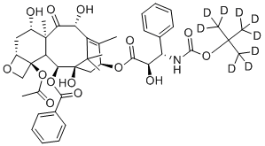 Docetaxel-D9 molecular structure (CAS 940867-25-4)
