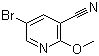 5-溴-2-甲氧基-3-氰基吡啶分子结构 (CAS 941294-54-8)