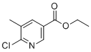 6-氯-5-甲基烟酸乙基酯分子结构 (CAS 942511-70-8)