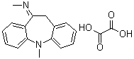 N-(5,11-二氢-5-甲基-10H-二苯并[b,f]氮杂卓-10-亚基)甲胺草酸盐分子结构 (CAS 94291-63-1)