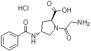 (4R)-Glycyl-4-(benzoylamino)-L-proline hydrochloride (1:1) molecular structure (CAS 943133-81-1)