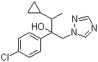 环唑醇分子结构 (CAS 94361-06-5)