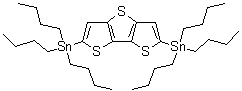 2,6-二(三丁基锡烷基)二噻吩并[3,2-b:2',3'-d]噻吩分子结构 (CAS 944257-56-1)
