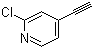 2-氯-4-乙炔基吡啶分子结构 (CAS 945717-09-9)