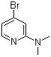 4-Bromo-2-(dimethylamino)pyridine molecular structure (CAS 946000-27-7)