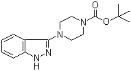4-(1H-吲唑-3-基)哌嗪-1-甲酸叔丁酯分子结构 (CAS 947498-81-9)