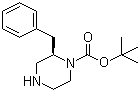 (2R)-2-(Phenylmethyl)-1-piperazinecarboxylic acid tert-butyl ester molecular structure (CAS 947684-78-8)