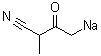 2-甲基-3-氧代丁腈钠盐(1:1)分子结构 (CAS 948350-86-5)