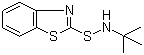 N-tert-Butyl-2-benzothiazolesulfenamide  molecular structure (CAS 95-31-8)