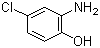 4-氯-2-氨基苯酚分子结构 (CAS 95-85-2)