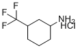 3-(三氟甲基)环己胺盐酸盐分子结构 (CAS 951627-67-1)