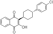 阿托伐醌分子结构 (CAS 95233-18-4)