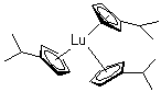 Tris[(1,2,3,4,5-eta)-1-(1-methylethyl)-2,4-cyclopentadien-1-yl]lutetium molecular structure (CAS 952518-15-9)