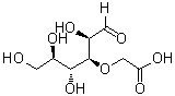3-O-羧甲基-D-葡萄糖分子结构 (CAS 95350-39-3)