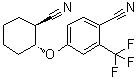 4-[(1R,2S)-2-氰基环己基氧基]-2-(三氟甲基)苯甲腈分子结构 (CAS 956004-50-5)