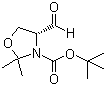 (R)-(+)-3-Boc-2,2-二甲基恶唑啉-4-甲醛分子结构 (CAS 95715-87-0)
