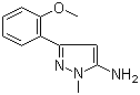3-(2-甲氧基苯基)-1-甲基-1H-吡唑-5-胺分子结构 (CAS 957313-52-9)