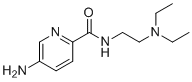 5-氨基-N-(2-(二乙基氨基)乙基)吡啶甲酰胺分子结构 (CAS 957344-88-6)