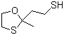 2-甲基-1,3-氧硫杂环戊烷-2-乙硫醇分子结构 (CAS 95792-16-8)