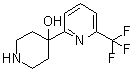 6-三氟甲基-2',3',5',6'-四氢-1'H-[2,4']联吡啶-4'-醇分子结构 (CAS 957999-59-6)
