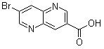 7-溴-1,5-萘啶-3-羧酸分子结构 (CAS 958332-87-1)