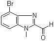 4-Bromo-1-methyl-1H-benzo[d]imidazole-2-carbaldehyde molecular structure (CAS 958863-76-8)