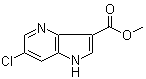 6-氯-1H-吡咯并[3,2-b]吡啶-3-羧酸甲酯分子结构 (CAS 959245-12-6)