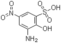 2-氨基-4-硝基苯酚-6-磺酸分子结构 (CAS 96-67-3)