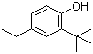 2-tert-Butyl-4-ethylphenol molecular structure (CAS 96-70-8)