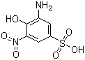 6-硝基-2-氨基苯酚-4-磺酸分子结构 (CAS 96-93-5)