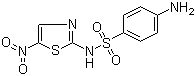 4-Amino-N-(5-nitro-2-thiazolyl)benzenesulfonamide molecular structure (CAS 960-34-9)