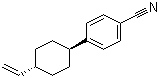 4'-(4-乙烯基环己基)苄腈分子结构 (CAS 96184-42-8)