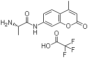 L-Alanine 7-amido-4-methylcoumarin trifluoroacetate salt molecular structure (CAS 96594-10-4)