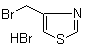 4-(溴甲基)噻唑氢溴酸盐分子结构 (CAS 98027-25-9)