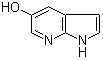 5-羟基-7-氮杂吲哚分子结构 (CAS 98549-88-3)