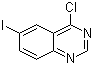 4-氯-6-碘喹唑啉分子结构 (CAS 98556-31-1)