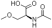 N-乙酰基-O-甲基丝氨酸分子结构 (CAS 98632-99-6)
