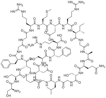心房利鈉肽(5-27)分子结构 (CAS 98929-56-7)
